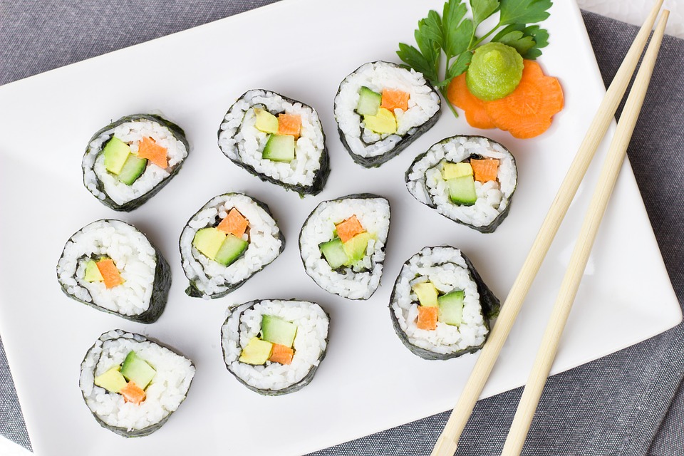 Recettes de sushis sans poissons crus